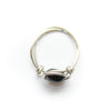 Capricorn Ring - Black Agate