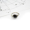 Capricorn Ring - Black Agate