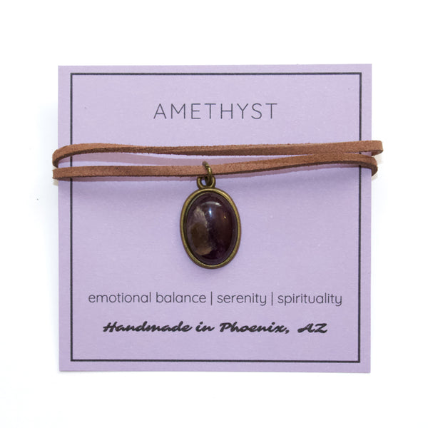 Amethyst Gemstone Choker