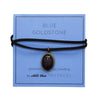 Blue Goldstone Gemstone Choker