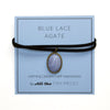 Blue Lace Agate Gemstone Choker