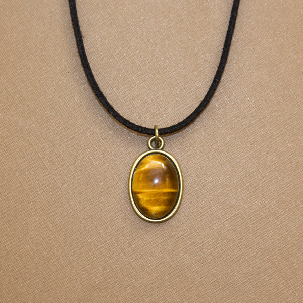 Tiger's Eye Gemstone Choker