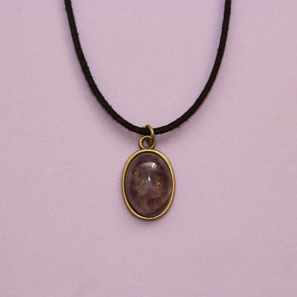Amethyst Gemstone Choker
