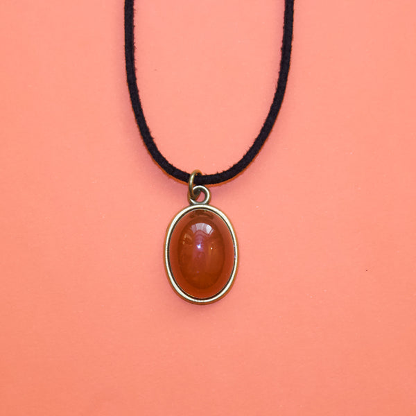 Carnelian Gemstone Choker