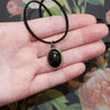 Black Agate Gemstone Choker