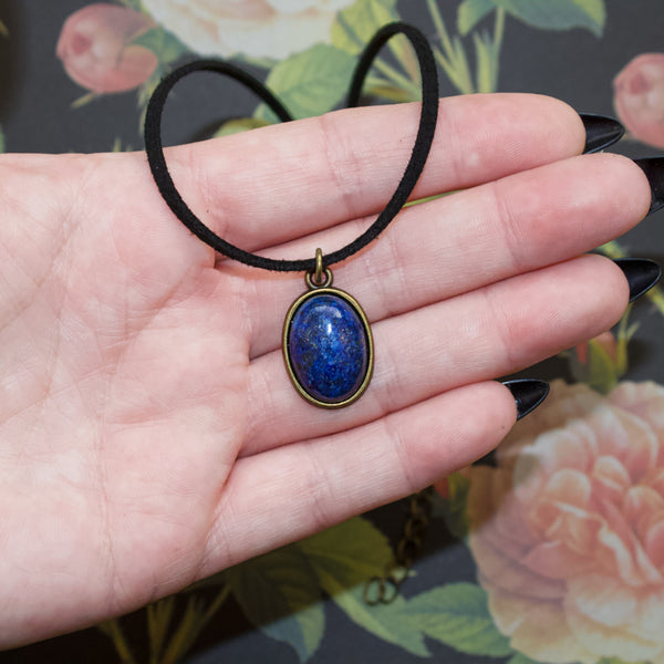 Lapis Lazuli Gemstone Choker