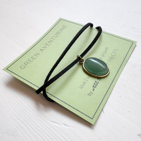 Green Aventurine Gemstone Choker