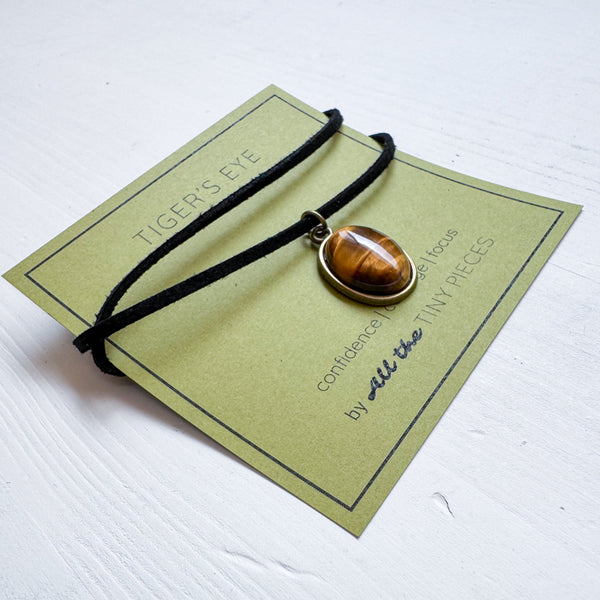 Tiger's Eye Gemstone Choker