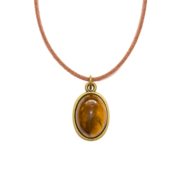 Tiger's Eye Gemstone Choker
