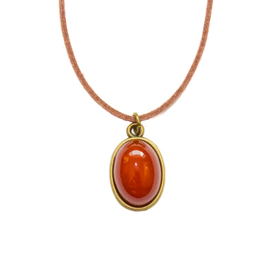 Carnelian Gemstone Choker