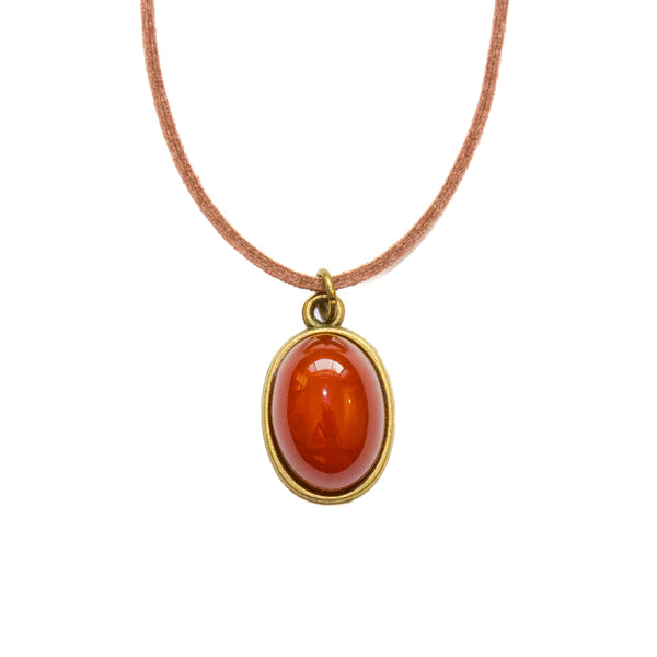 Carnelian Gemstone Choker