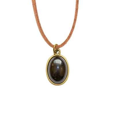 Black Agate Gemstone Choker