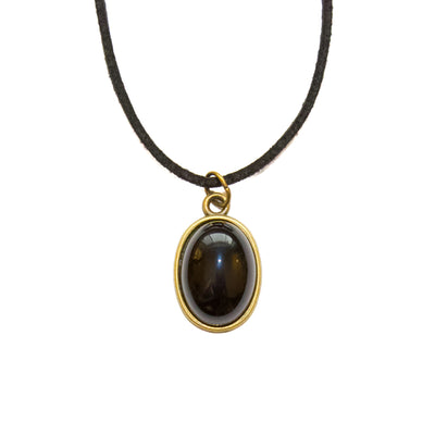 Black Agate Gemstone Choker