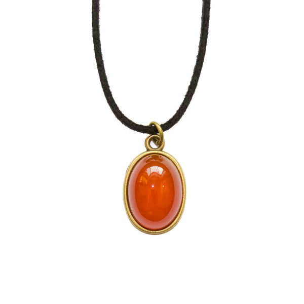 Carnelian Gemstone Choker