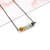 Dainty Amazonite Bar Necklace