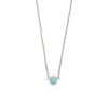 Dainty Amazonite Teardrop Necklace