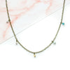 Dainty Multi Gemstone Choker - Dawn til Dusk Choker