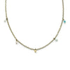 Dainty Multi Gemstone Choker - Dawn til Dusk Choker