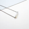 Dainty Opalite Bar Necklace