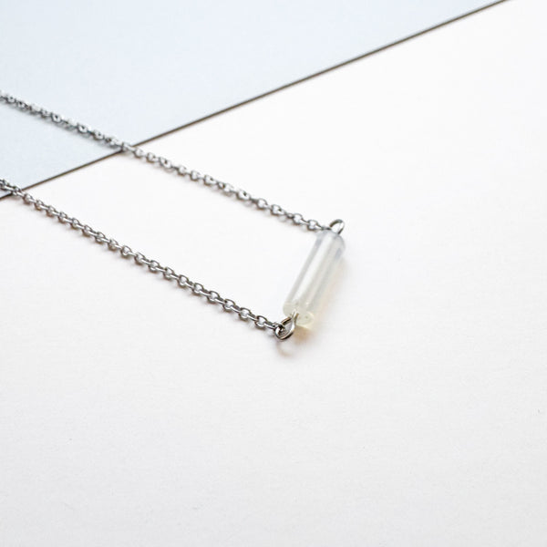 Dainty Opalite Bar Necklace