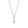 Dainty Opalite Rectangle Necklace