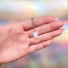 Dainty Opalite Rectangle Necklace