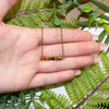 Dainty Tiger's Eye Bar Bracelet