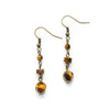 Dainty Tiger's Eye Drop Earrings