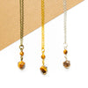 Dainty Tiger's Eye Drop Necklace