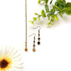 Dainty Tiger's Eye Drop Necklace