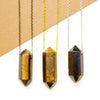 Double Point Tiger's Eye Necklace