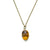 Faceted Tiger's Eye Oval Necklace