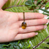 Faceted Tiger's Eye Oval Necklace