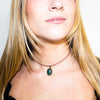 Green Agate Gemstone Choker