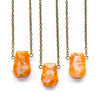 Sunstone Necklace - Geometric