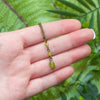 Peridot Necklace - Drop