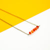 Carnelian Bar Necklace