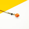 Carnelian & Black Agate Necklace