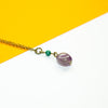 Amethyst & Malachite Necklace