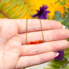 Carnelian Bar Bracelet