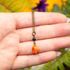 Carnelian & Black Agate Necklace