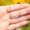 Labradorite Bar Necklace