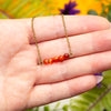 Carnelian Bar Necklace