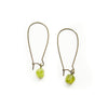 Peridot Long Hoops