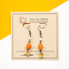 The Candy Corn Earrings