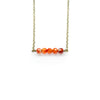 Carnelian Bar Necklace