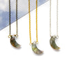 Labradorite Necklace - Moon