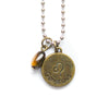 Leo & Tiger's Eye Charm Necklace