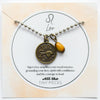 Leo & Tiger's Eye Charm Necklace