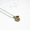 Leo & Tiger's Eye Charm Necklace